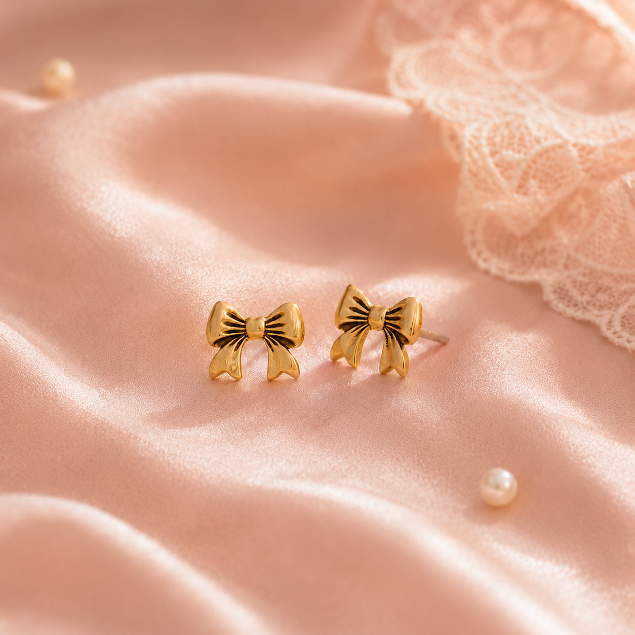 Orecchini fiocco in Bronzo