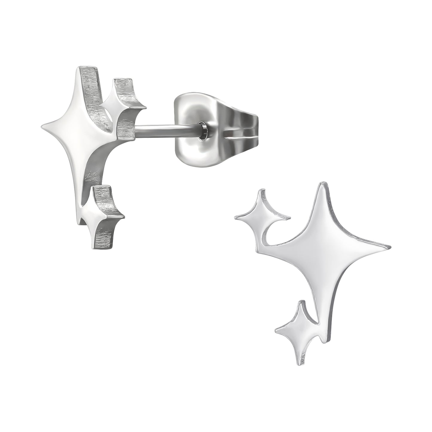 Stellaréa | Orecchini Stella Polare | Acciaio Inox
