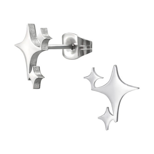 Stellaréa | Orecchini Stella Polare | Acciaio Inox