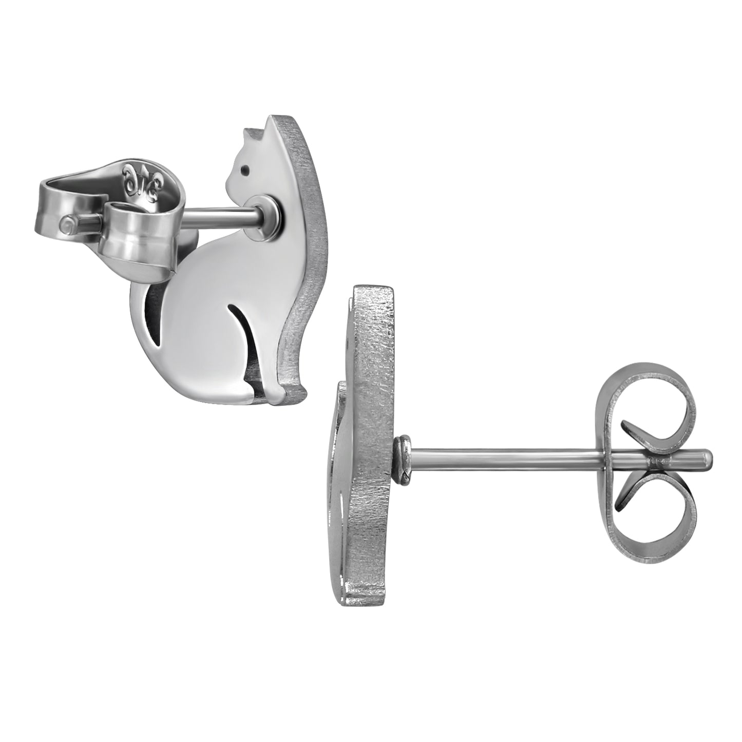 Mewline | Orecchini Gatto in Acciaio Chirurgico