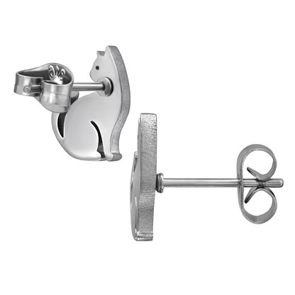 Mewline | Orecchini Gatto in Acciaio Chirurgico