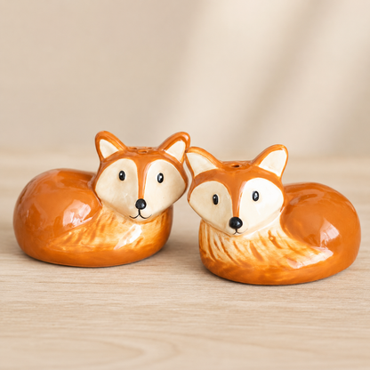Volpine Spargi sale e pepe in Ceramica