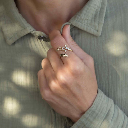 Anello Mughetto | Bronzo | Regolabile