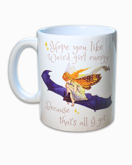 "Weird Girl Club" Tazza in Ceramica