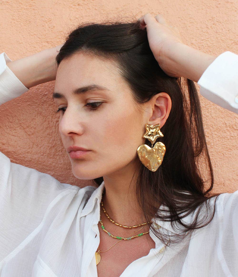 Narciso Earrings | Gold | Handmade
