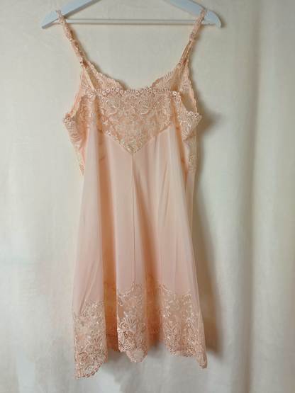 Second-hand Slip | Soft Rose | Floral Lace