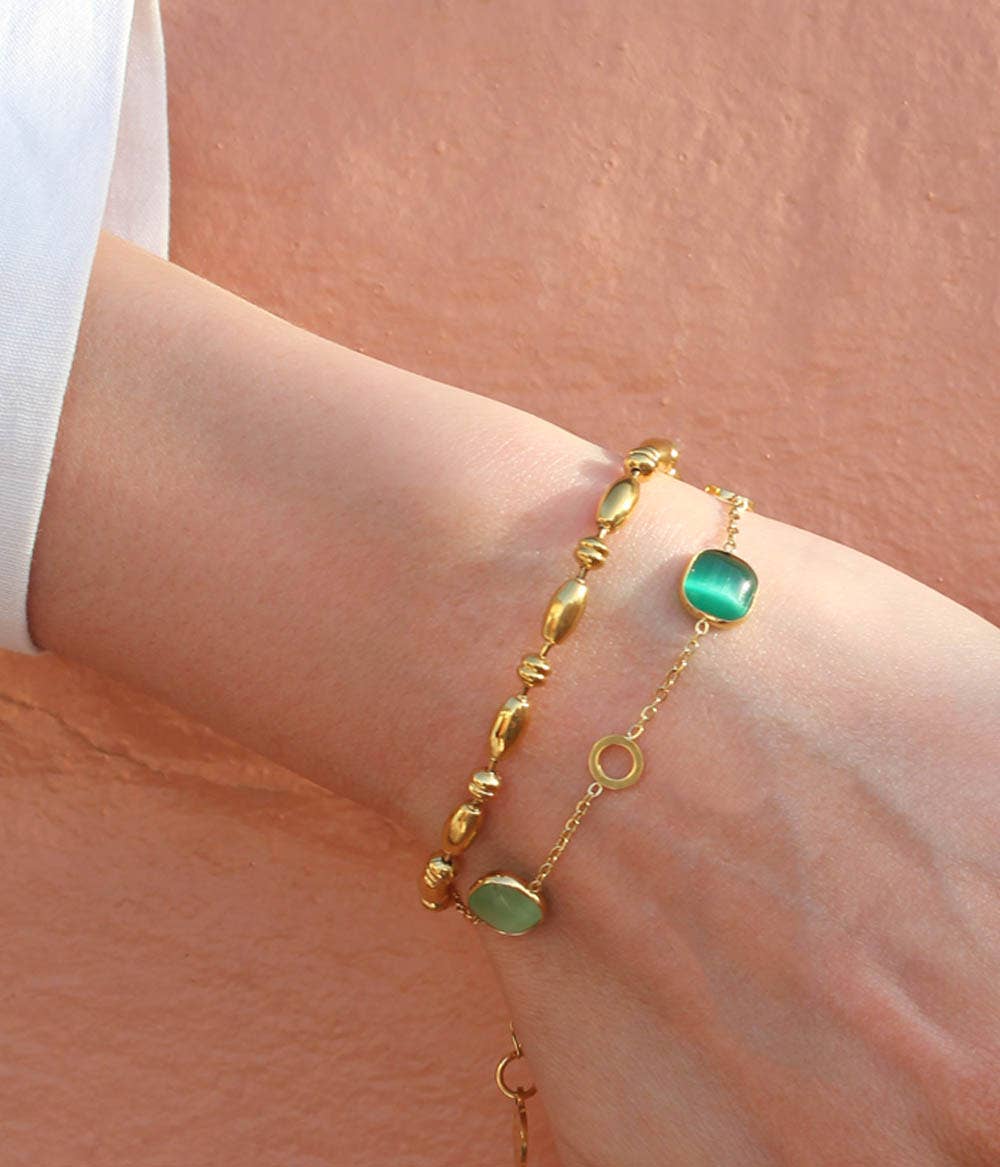 Green Willow Bracelet | Handmade