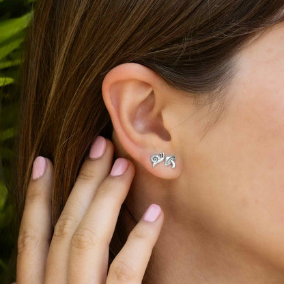 Orecchini Sottobosco | Argento Sterling Riciclato | FairTrade