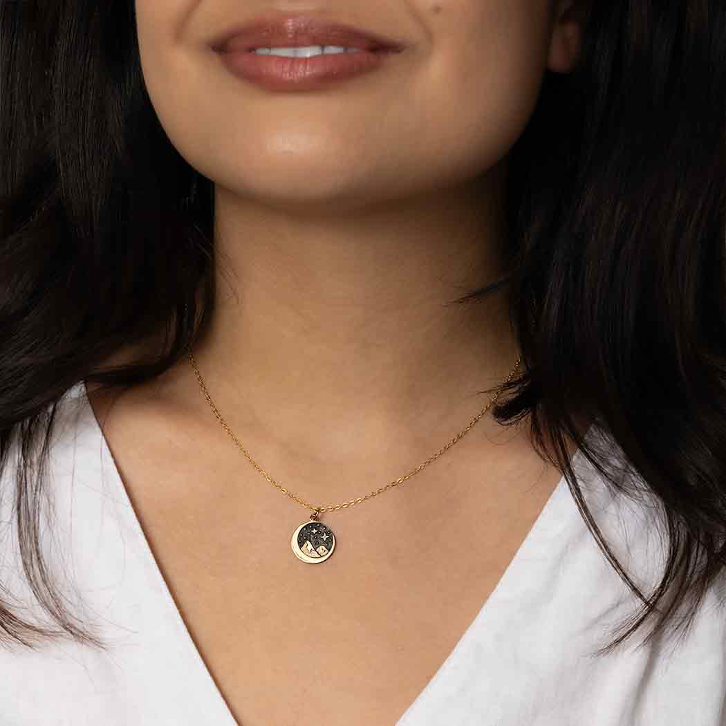 Collana montagna innevata | Bronzo