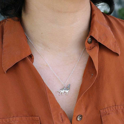 Collana Lupo | Argento Sterling e Bronzo | Fairtrade