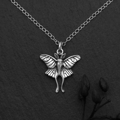Collana Falena | Argento Sterling Riciclato | Fairtrade