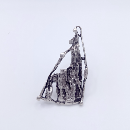 Wild Eclipse | Set collana orecchini e anello | placcati in argento