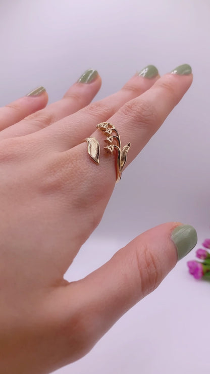 Anello Mughetto | Bronzo | Regolabile