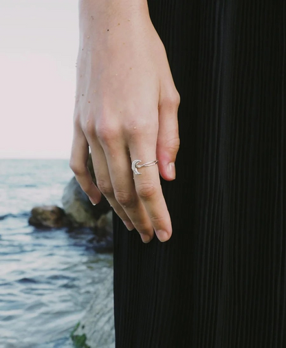 NAISSANCE Ring | Moon | Silver | Handcrafted